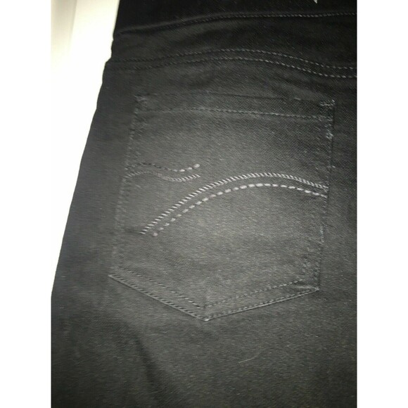 Gloria Vanderbilt Womens Black Jean Shorts Pockets Size 10 - Picture 8 of 9